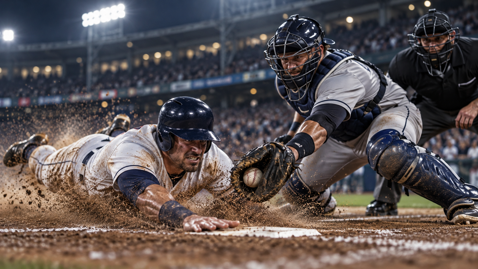 MLB 야구 경기 장면을 표현한 이미지